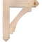 Ekena Millwork Imperial Arts and Crafts Smooth Bracket w/ Offset Brace, Douglas Fir, 7 1/2"W x 30"D x 34"H BKT0806X30X34IMP03SDF - alternate 2